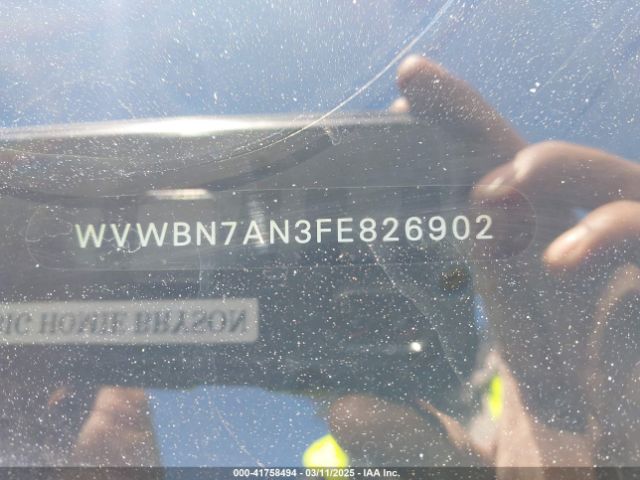 WVWBN7AN3FE826902 Volkswagen Cc 2.0t Sport