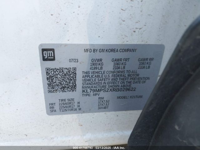 2024 CHEVROLET TRAILBLAZER KL79MPS2XRB029622 Photo 8
