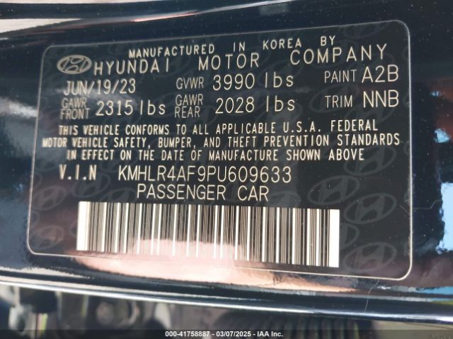 KMHLR4AF9PU609633 Hyundai Elantra N Line