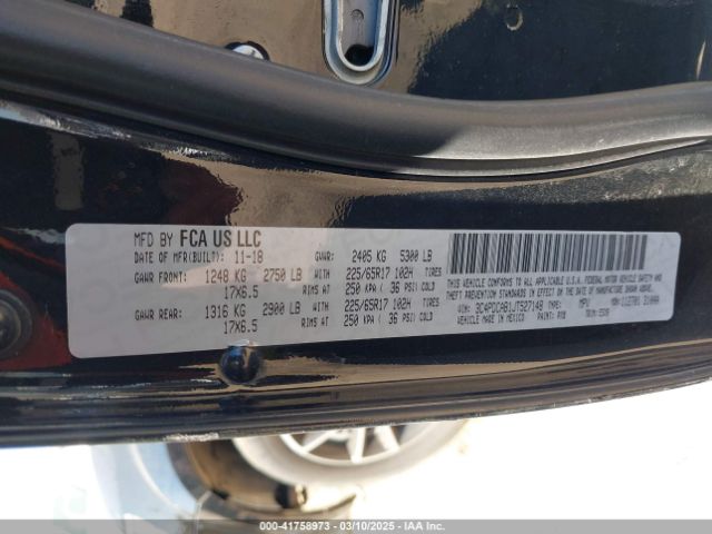 3C4PDCAB1JT527148 Dodge JOURNEY SE