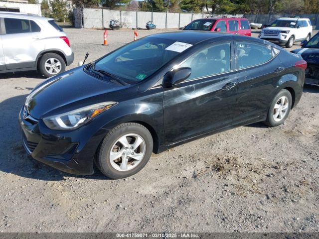 5NPDH4AE7EH536529 Hyundai ELANTRA SE