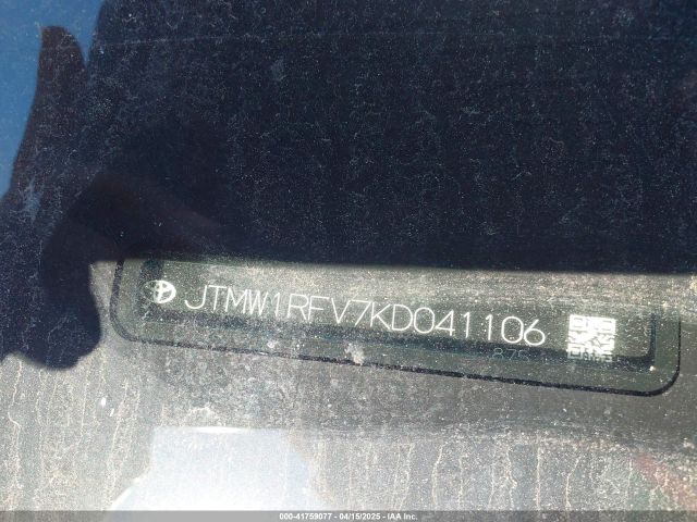 JTMW1RFV7KD041106 Toyota Rav4 Xle