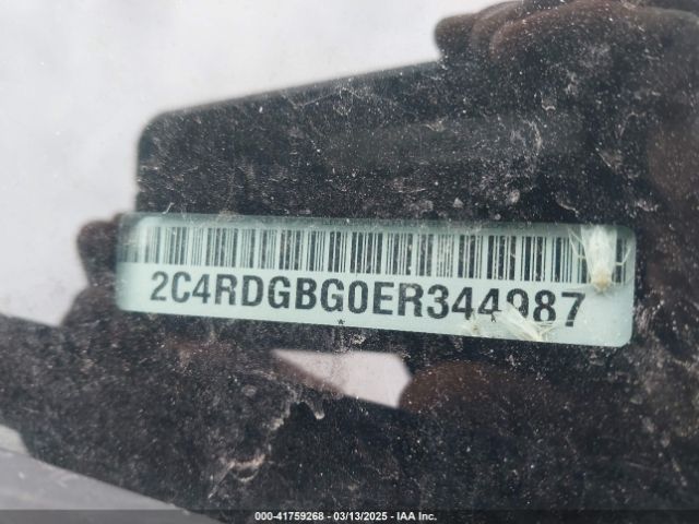 2C4RDGBG0ER344987 Dodge Grand Caravan Se 30th Anniversary