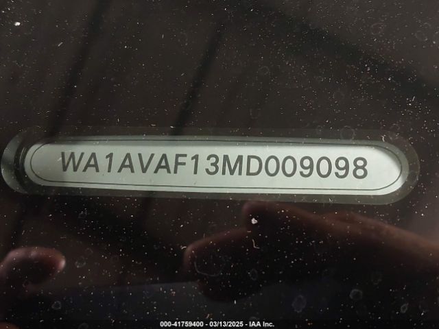 WA1AVAF13MD009098 Audi Q8 Premium 55 Tfsi Quattro Tiptronic