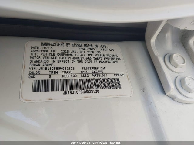JN1BJ1CP8HW032128 Nissan Rogue Sport S