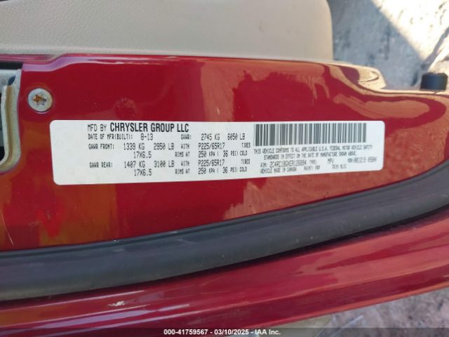 2014 CHRYSLER TOWN & COUNTRY 2C4RC1BGXER126894 Photo 8