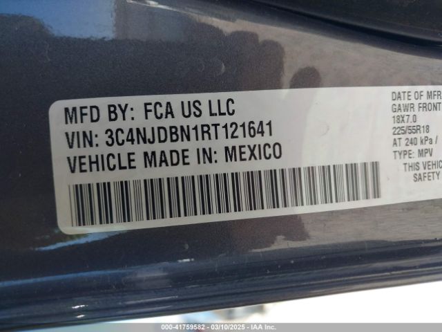 3C4NJDBN1RT121641 Jeep Compass Latitude 4x4