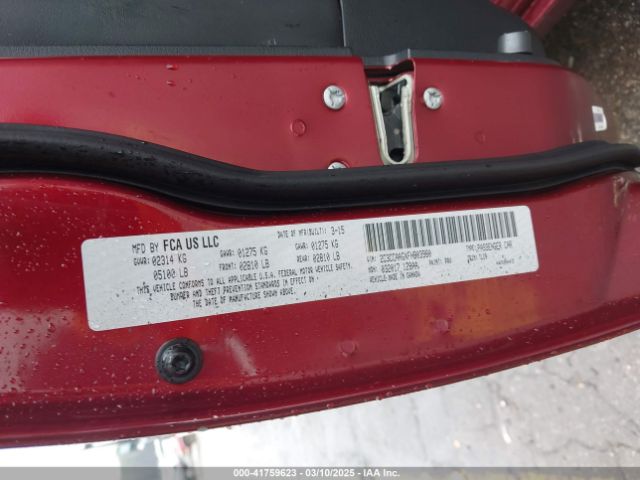 2C3CCAAGXFH803980 Chrysler 300 Limited