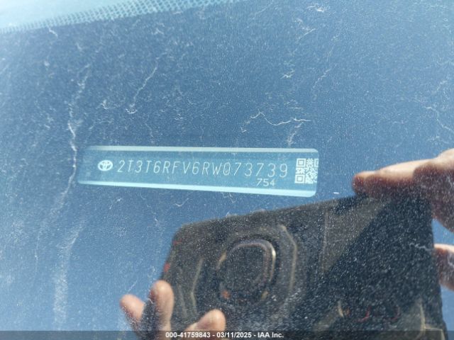2T3T6RFV6RW073739 Toyota a25a-fxs