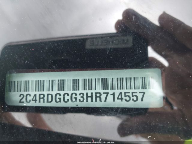 2C4RDGCG3HR714557 Dodge Grand Caravan Sxt