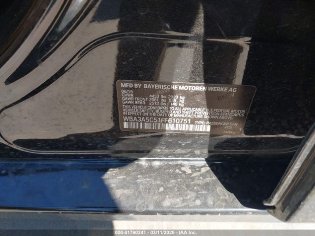 WBA3A5C51FF610751 BMW 328I