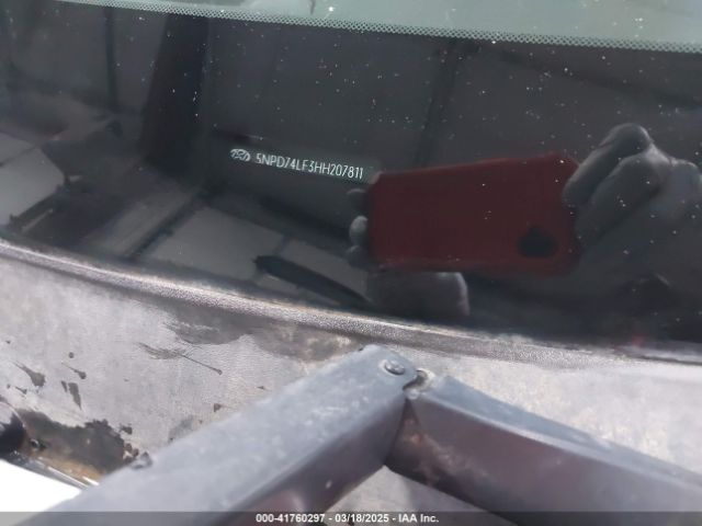 5NPD74LF3HH207811 Hyundai ELANTRA SE