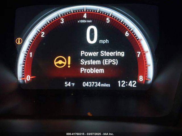 2HGFC1E53KH704219 Honda CIVIC SI