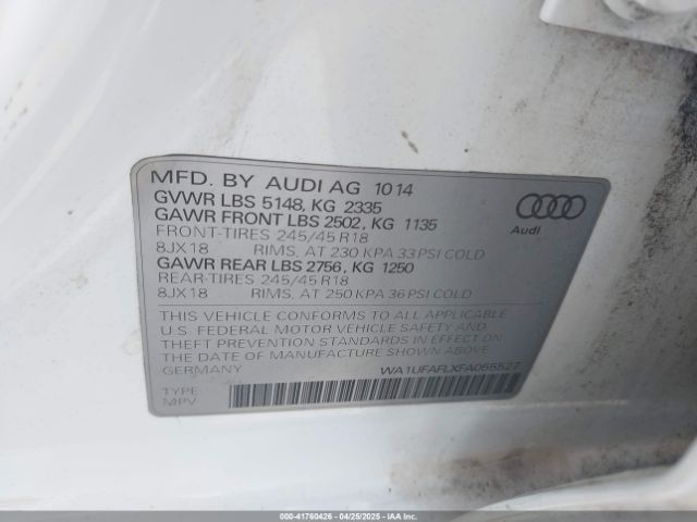 WA1UFAFLXFA055527 Audi Allroad 2.0t Premium