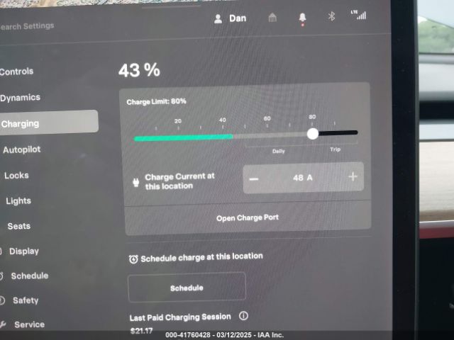 5YJ3E1EB6KF413320 Tesla Model 3 Long Range/performance
