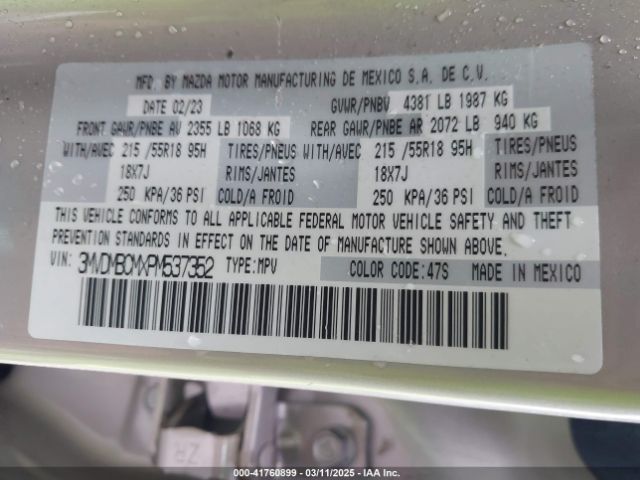3MVDMBCMXPM537352 Mazda Cx-30 2.5 S Preferred