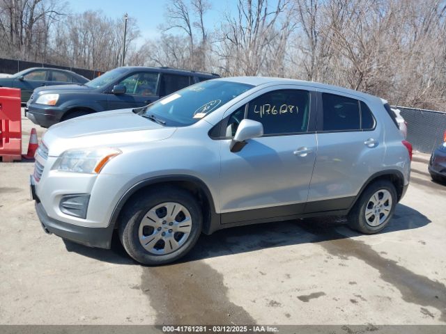 KL7CJKSB8FB074118 Chevrolet Trax 1ls