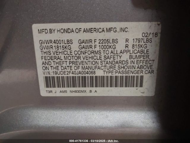 19UDE2F40JA004068 Acura Ilx Special Edition