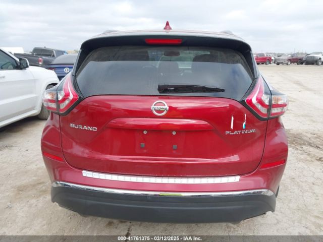5N1AZ2MGXHN156862 Nissan Murano Platinum