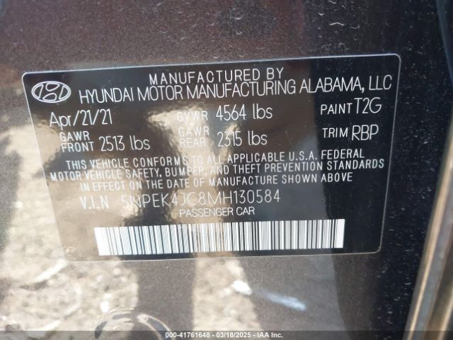 5NPEK4JC8MH130584 Hyundai Sonata N Line