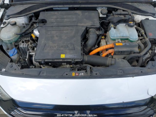 KMHC65LCXHU050189 Hyundai Ioniq Hybrid Blue