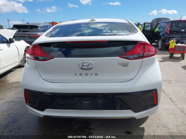 KMHC65LCXHU050189 Hyundai Ioniq Hybrid Blue