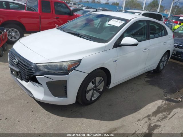 KMHC65LCXHU050189 Hyundai Ioniq Hybrid Blue