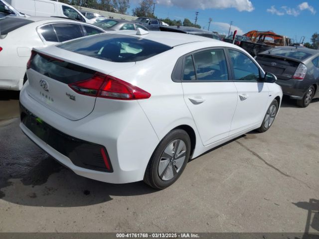 KMHC65LCXHU050189 Hyundai Ioniq Hybrid Blue