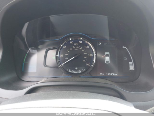 KMHC65LCXHU050189 Hyundai Ioniq Hybrid Blue
