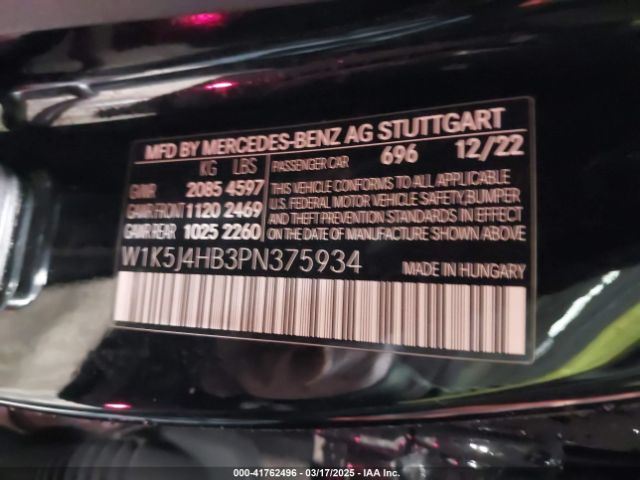2023 MERCEDES-BENZ CLA 250 COUPE W1K5J4HB3PN375934 Photo 8