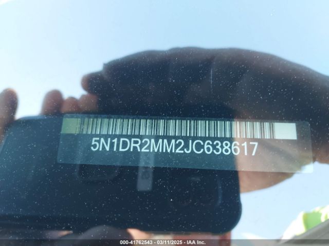 5N1DR2MM2JC638617 Nissan Pathfinder Sl