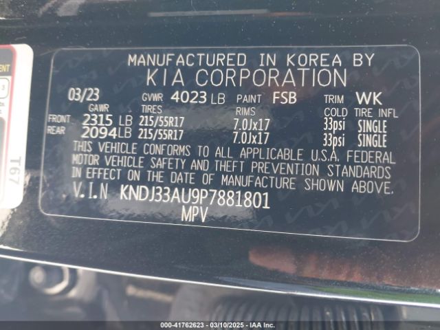 KNDJ33AU9P7881801 KIA SOUL EX