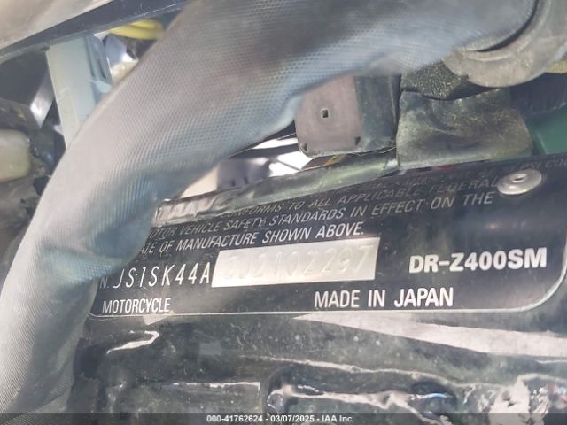 2018 SUZUKI DR-Z400 JS1SK44A2J2102297 Photo 9