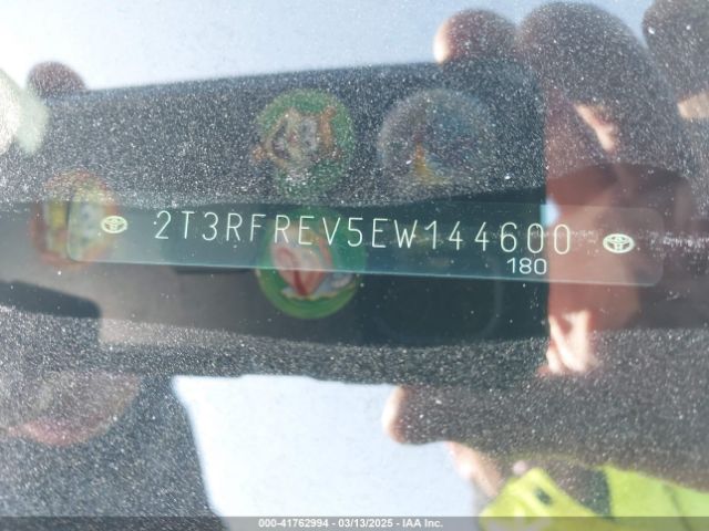 2T3RFREV5EW144600 Toyota Rav4 Xle