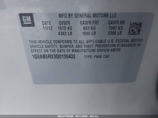 2013 CADILLAC ATS 1G6AB5RX3D0139432 Photo 8