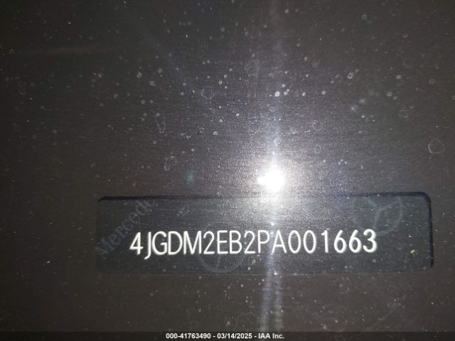 4JGDM2EB2PA001663 Mercedes-Benz Eqs 450 Suv 4matic