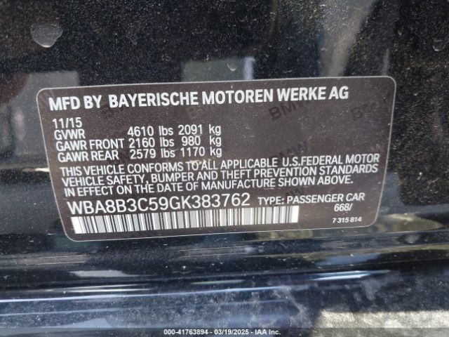 WBA8B3C59GK383762 BMW 340i
