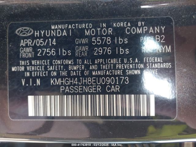 KMHGH4JH8EU090173 Hyundai Equus Signature