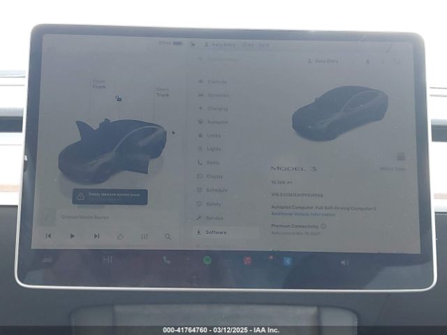 5YJ3E1EA1PF691699 Tesla Model 3 Rear-wheel Drive