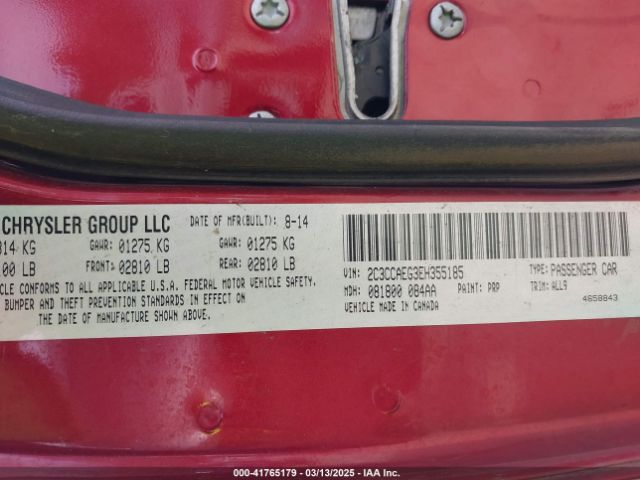 2C3CCAEG3EH355185 Chrysler 300C
