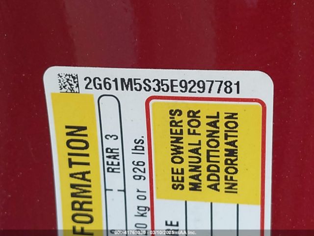2G61M5S35E9297781 Cadillac XTS LUXURY