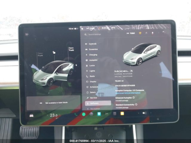 5YJ3E1EB7JF114305 Tesla Model 3 Long Range/performance
