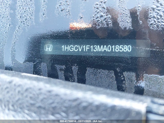 1HGCV1F13MA018580 Honda ACCORD LX
