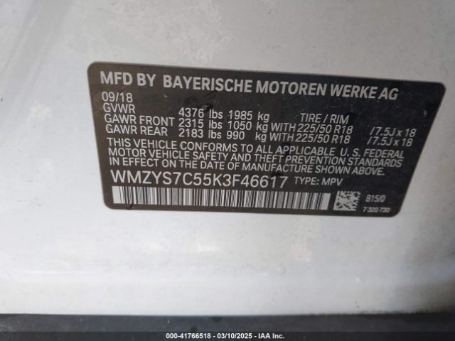 2019 MINI COUNTRYMAN WMZYS7C55K3F46617 Photo 8