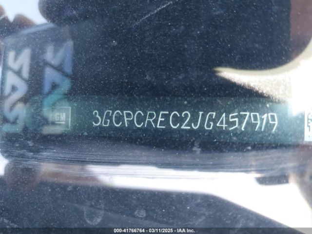 3GCPCREC2JG457919 Chevrolet Silverado 1500 1lt