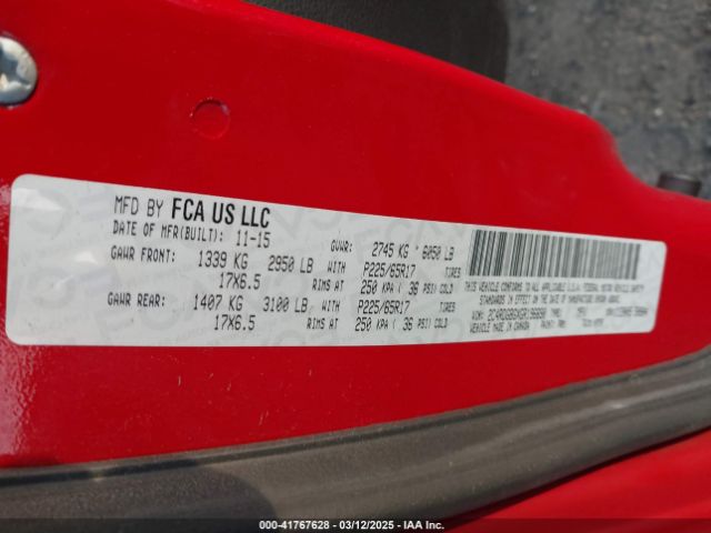 2C4RDGBGXGR196690 Dodge Grand Caravan Se Plus
