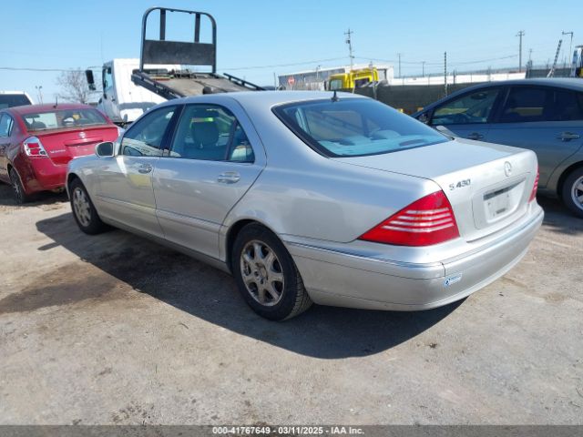 2000 MERCEDES-BENZ S 430 WDBNG70J8YA071910 Photo 2
