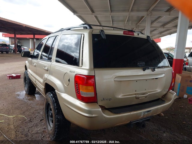 2000 Jeep Grand Cherokee Limited მანქანა იყიდება აუქციონზე, vin: 1J4GW58N0YC419352, აუქციონის ნომერი: 41767759