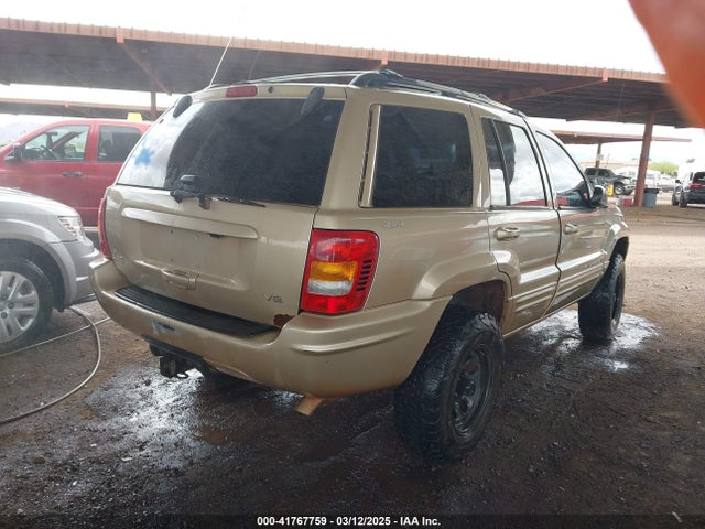 2000 Jeep Grand Cherokee Limited მანქანა იყიდება აუქციონზე, vin: 1J4GW58N0YC419352, აუქციონის ნომერი: 41767759