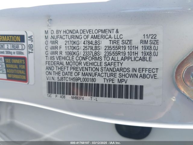 2023 ACURA RDX 5J8TC1H59PL000180 Photo 8